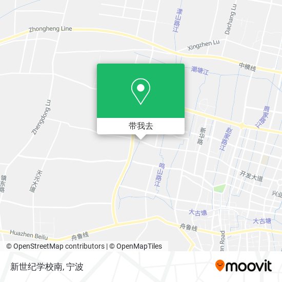 新世纪学校南地图