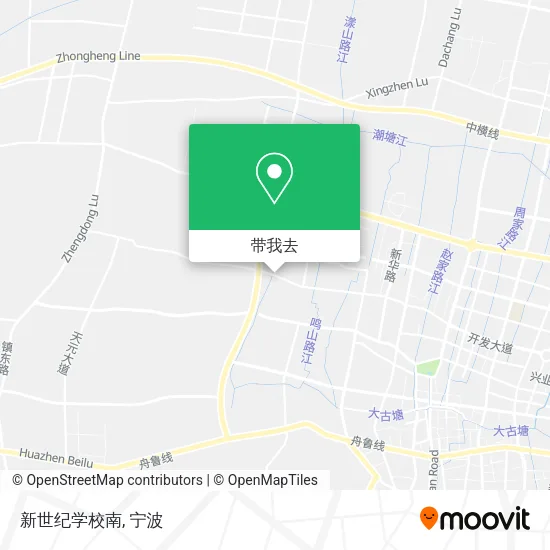 新世纪学校南地图