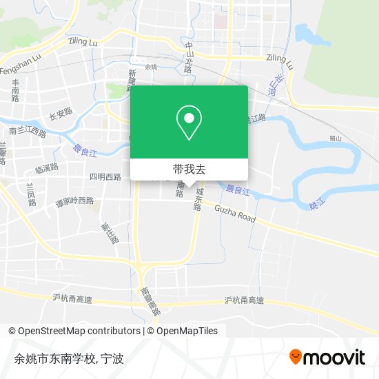 余姚市东南学校地图