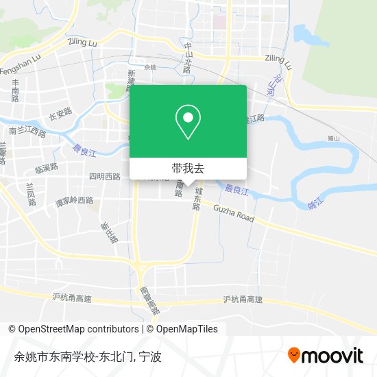 余姚市东南学校-东北门地图