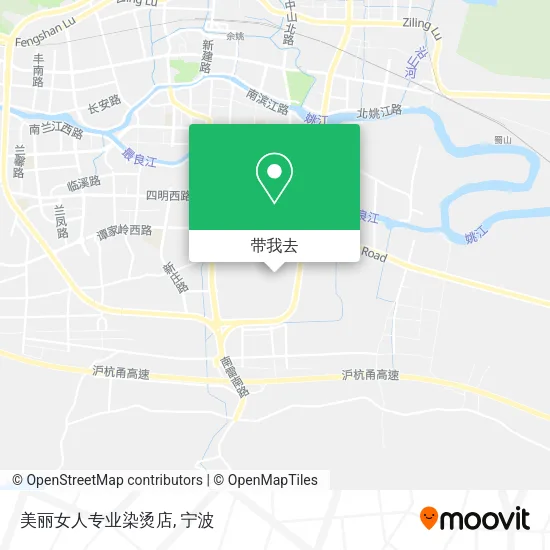 美丽女人专业染烫店地图