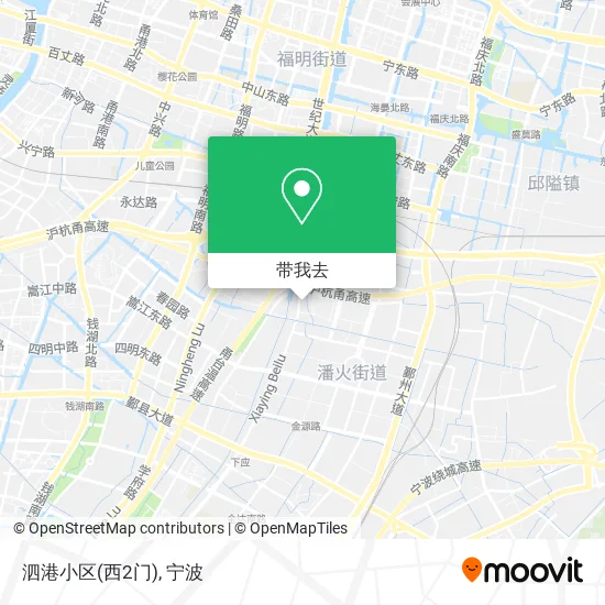 泗港小区(西2门)地图