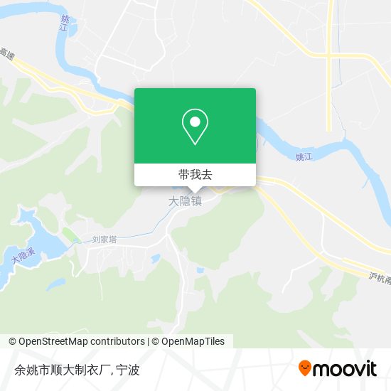 余姚市顺大制衣厂地图