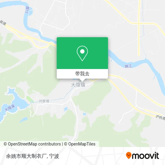 余姚市顺大制衣厂地图