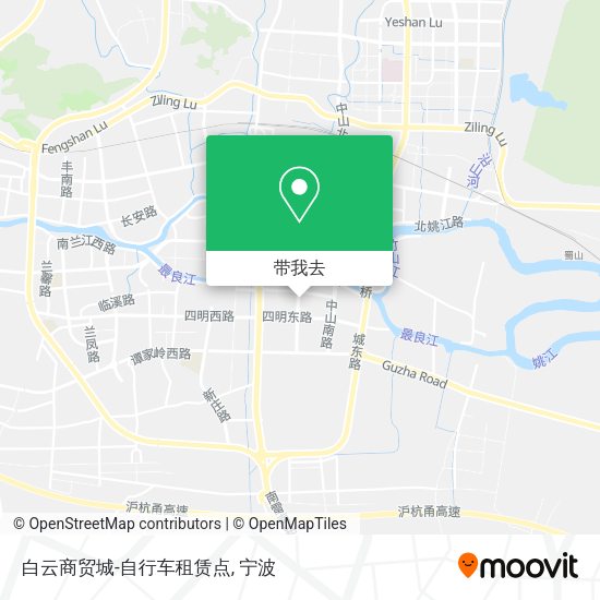 白云商贸城-自行车租赁点地图