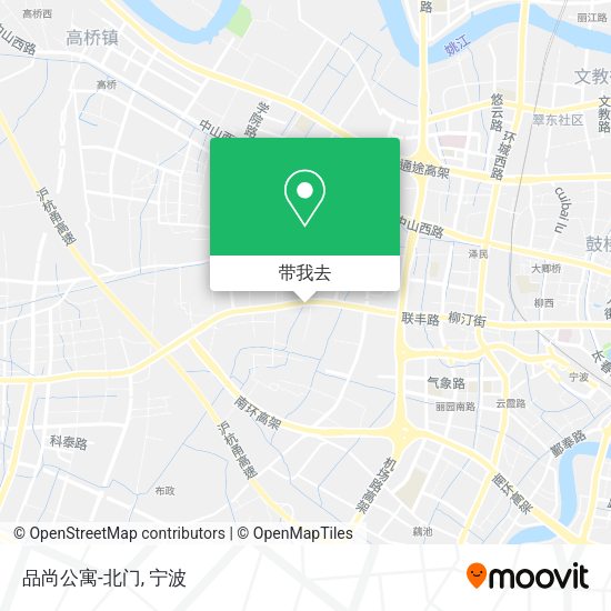 品尚公寓-北门地图