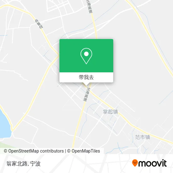 翁家北路地图