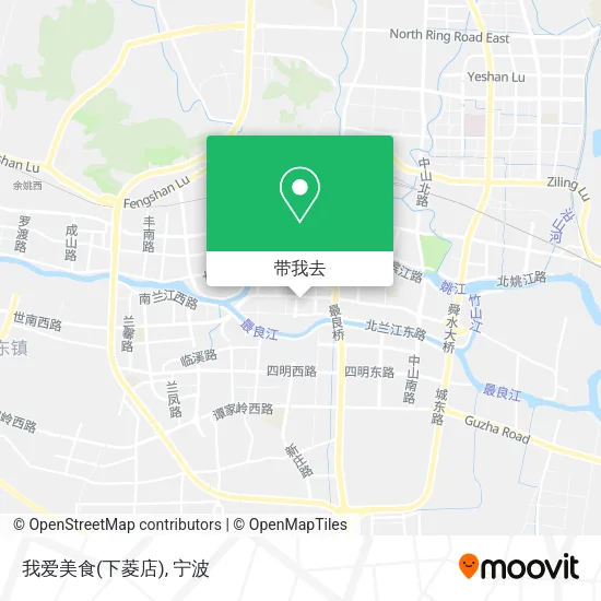 我爱美食(下菱店)地图