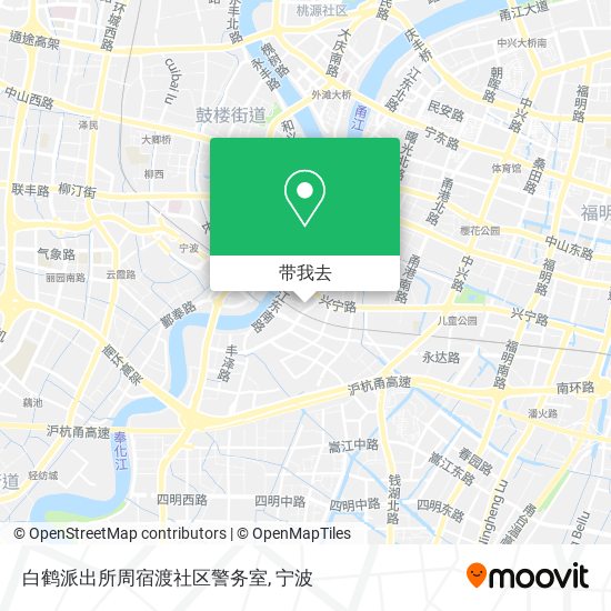 白鹤派出所周宿渡社区警务室地图