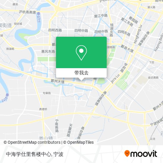 中海学仕里售楼中心地图