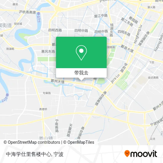中海学仕里售楼中心地图