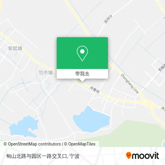 甸山北路与园区一路交叉口地图