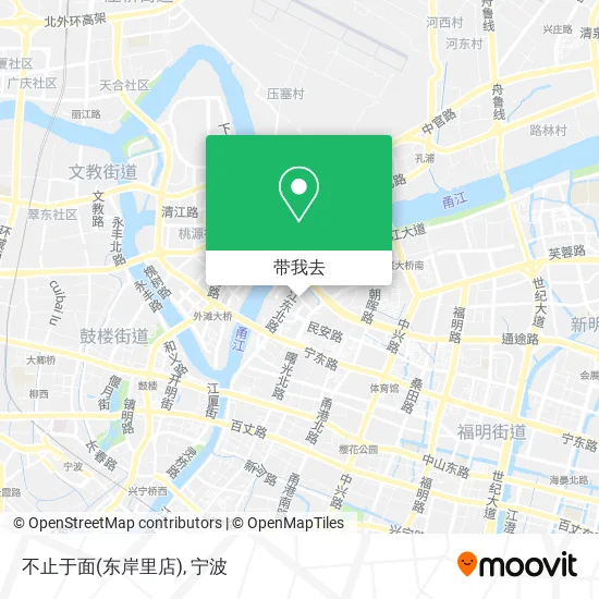 不止于面(东岸里店)地图