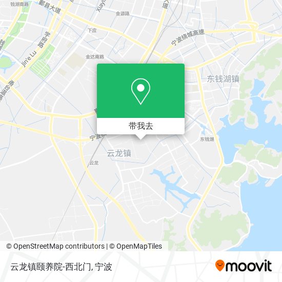 云龙镇颐养院-西北门地图