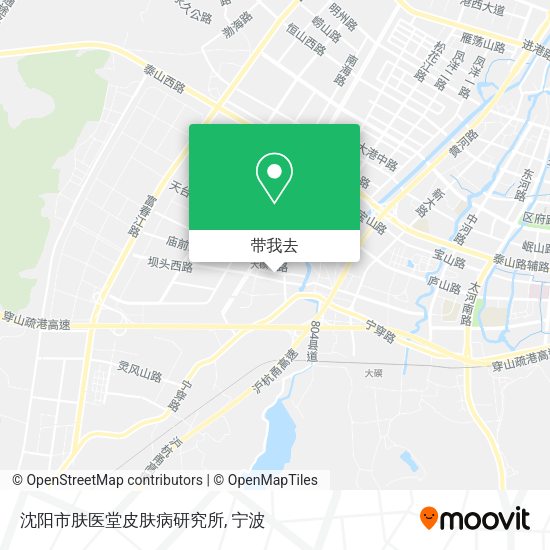 沈阳市肤医堂皮肤病研究所地图