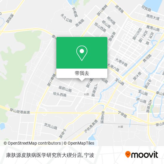 康肤源皮肤病医学研究所大碶分店地图