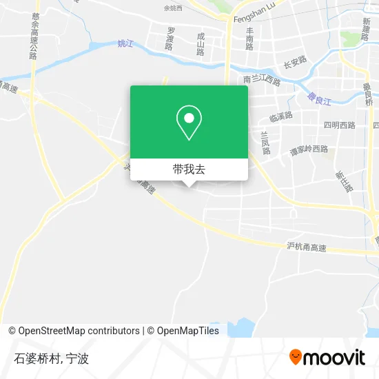 石婆桥村地图