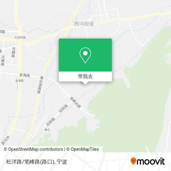 松洋路/笔峰路(路口)地图