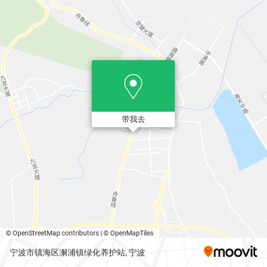 宁波市镇海区澥浦镇绿化养护站地图