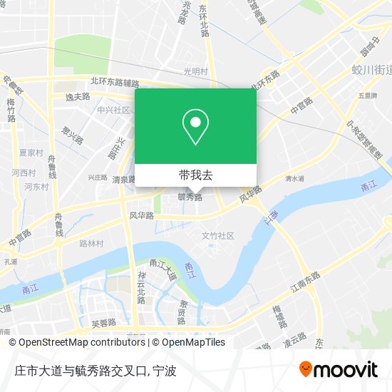 庄市大道与毓秀路交叉口地图