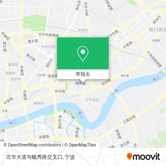 庄市大道与毓秀路交叉口地图