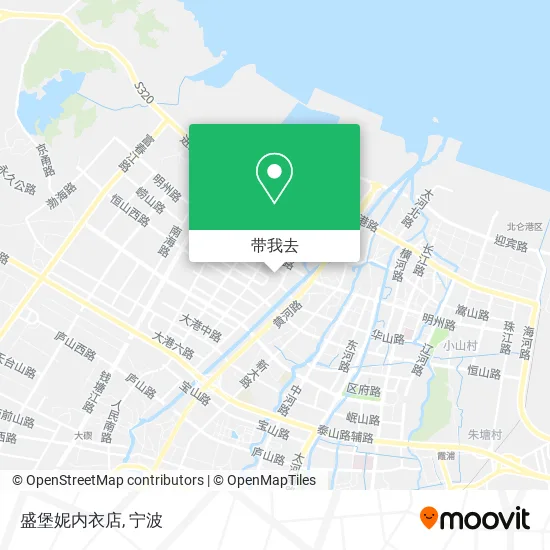 盛堡妮内衣店地图