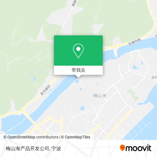 梅山海产品开发公司地图