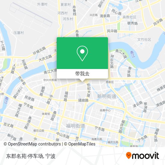 东郡名苑-停车场地图