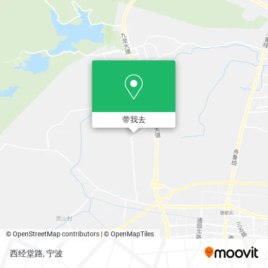 西经堂路地图