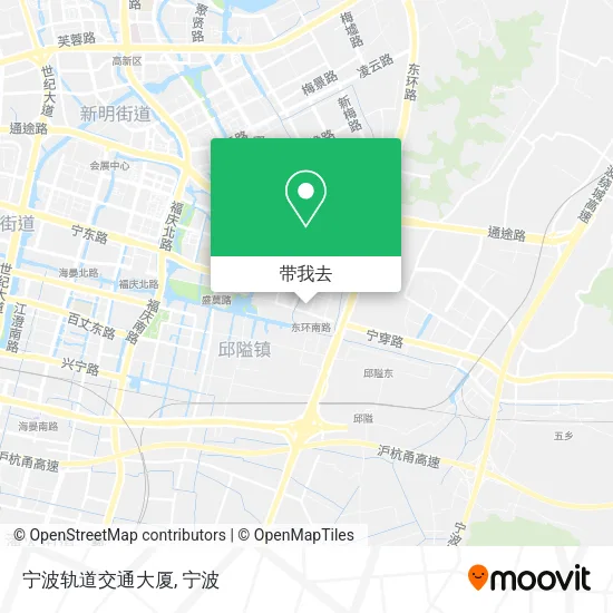 宁波轨道交通大厦地图