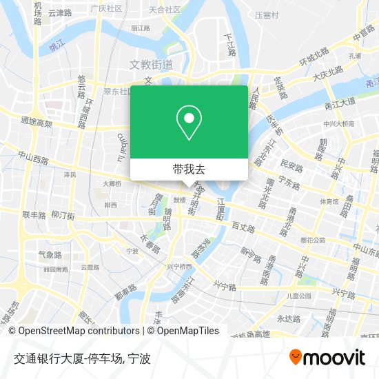 交通银行大厦-停车场地图