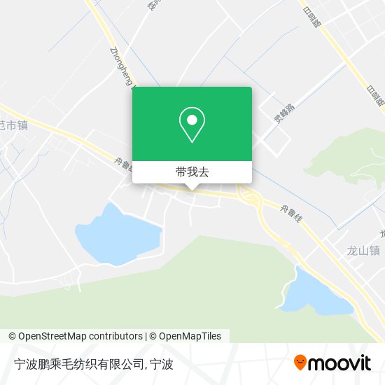 宁波鹏乘毛纺织有限公司地图