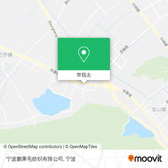 宁波鹏乘毛纺织有限公司地图