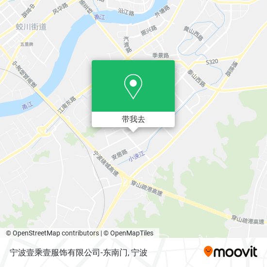宁波壹乘壹服饰有限公司-东南门地图