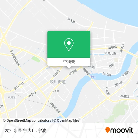 友江水果 宁大店地图