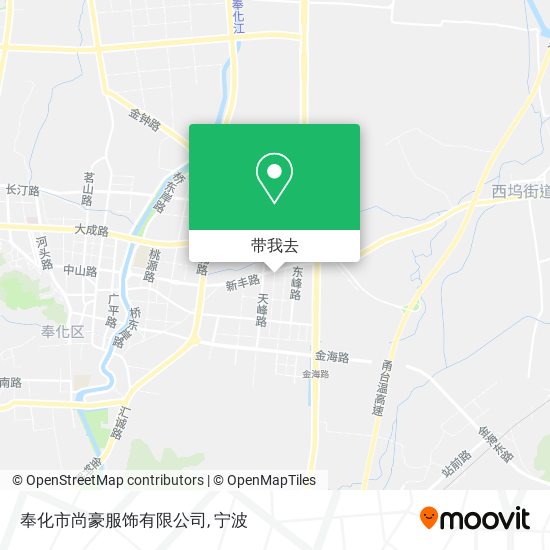 奉化市尚豪服饰有限公司地图