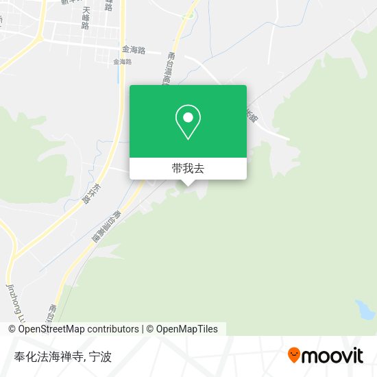 奉化法海禅寺地图