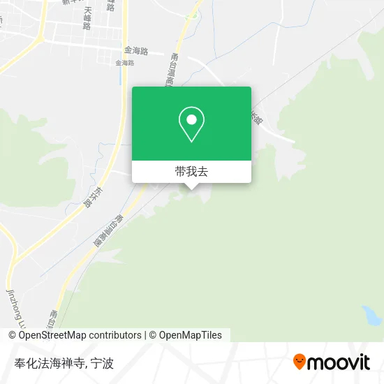奉化法海禅寺地图