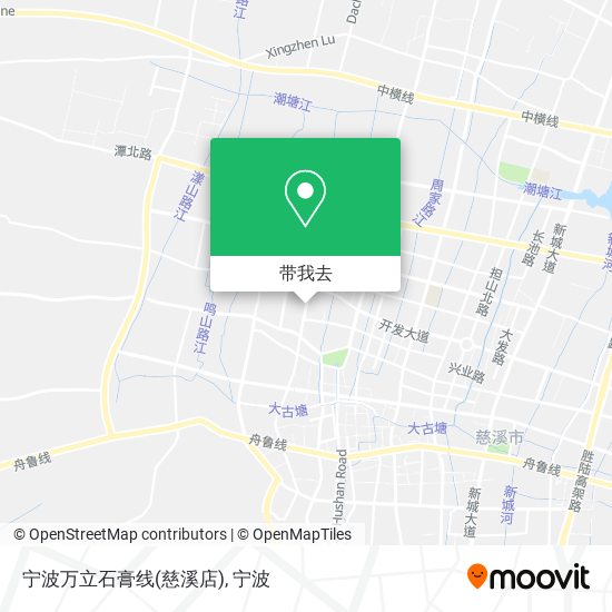 宁波万立石膏线(慈溪店)地图