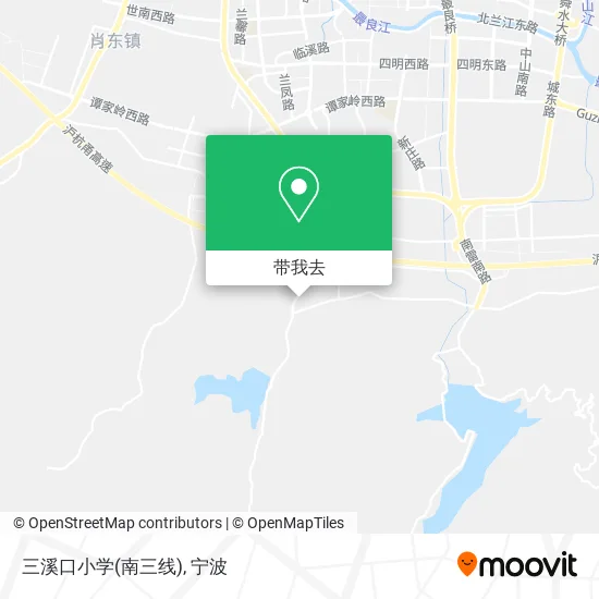 三溪口小学(南三线)地图