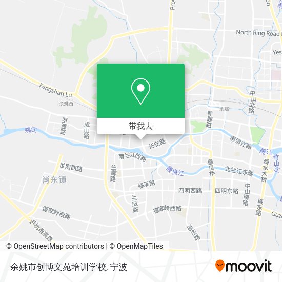 余姚市创博文苑培训学校地图