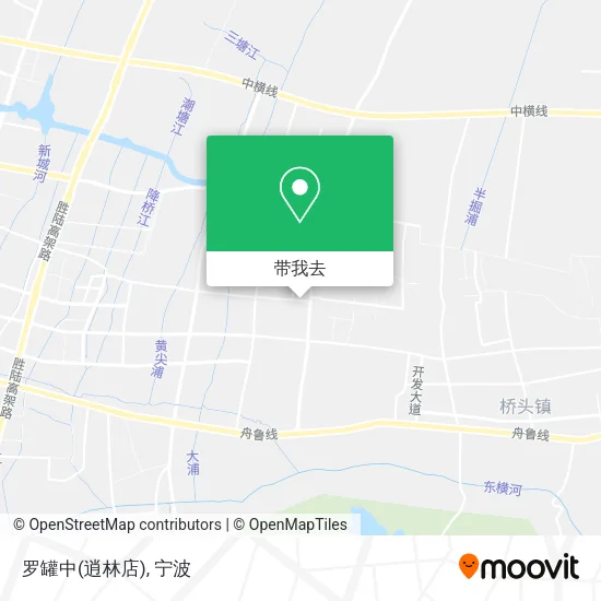 罗罐中(逍林店)地图