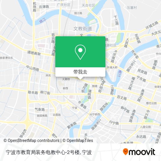 宁波市教育局装务电教中心-2号楼地图
