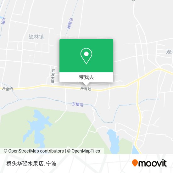 桥头华强水果店地图