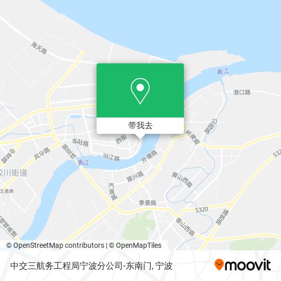 中交三航务工程局宁波分公司-东南门地图