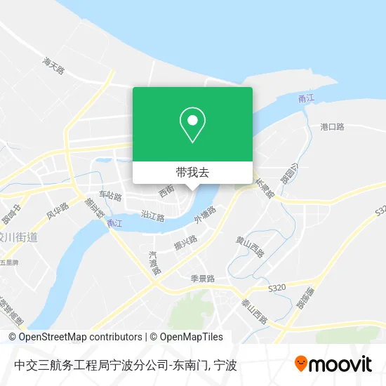中交三航务工程局宁波分公司-东南门地图