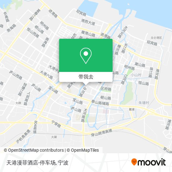 天港漫菲酒店-停车场地图
