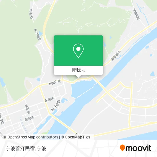 宁波菅汀民宿地图