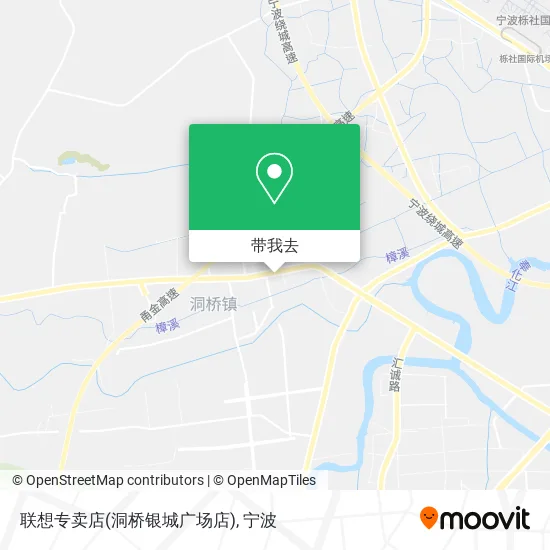 联想专卖店(洞桥银城广场店)地图