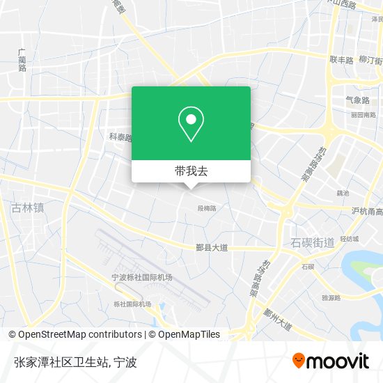 张家潭社区卫生站地图